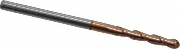 ACCUPRO 12184212 1/8" DIAM, 3/4" LOC, 2 FLUTE SOLID CARBI