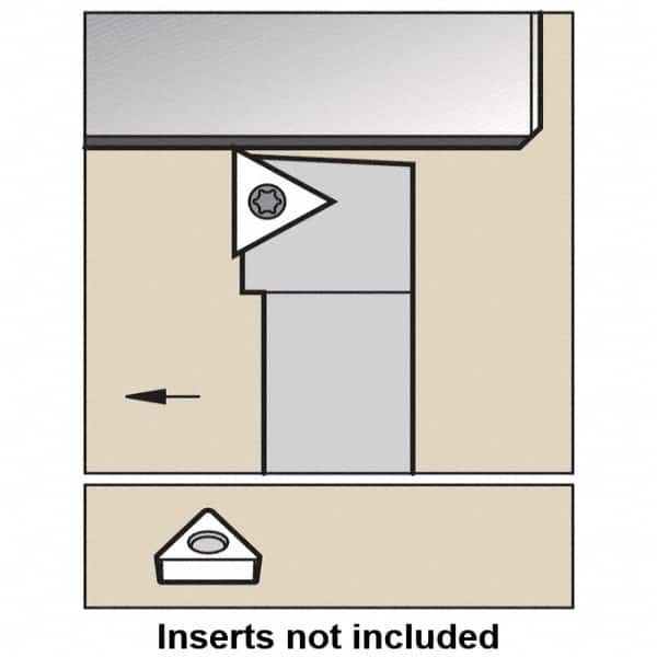 KENNAMETAL 1244943 LEFT HAND 0 NEUTRAL RAKE INDEXABLE TURNI