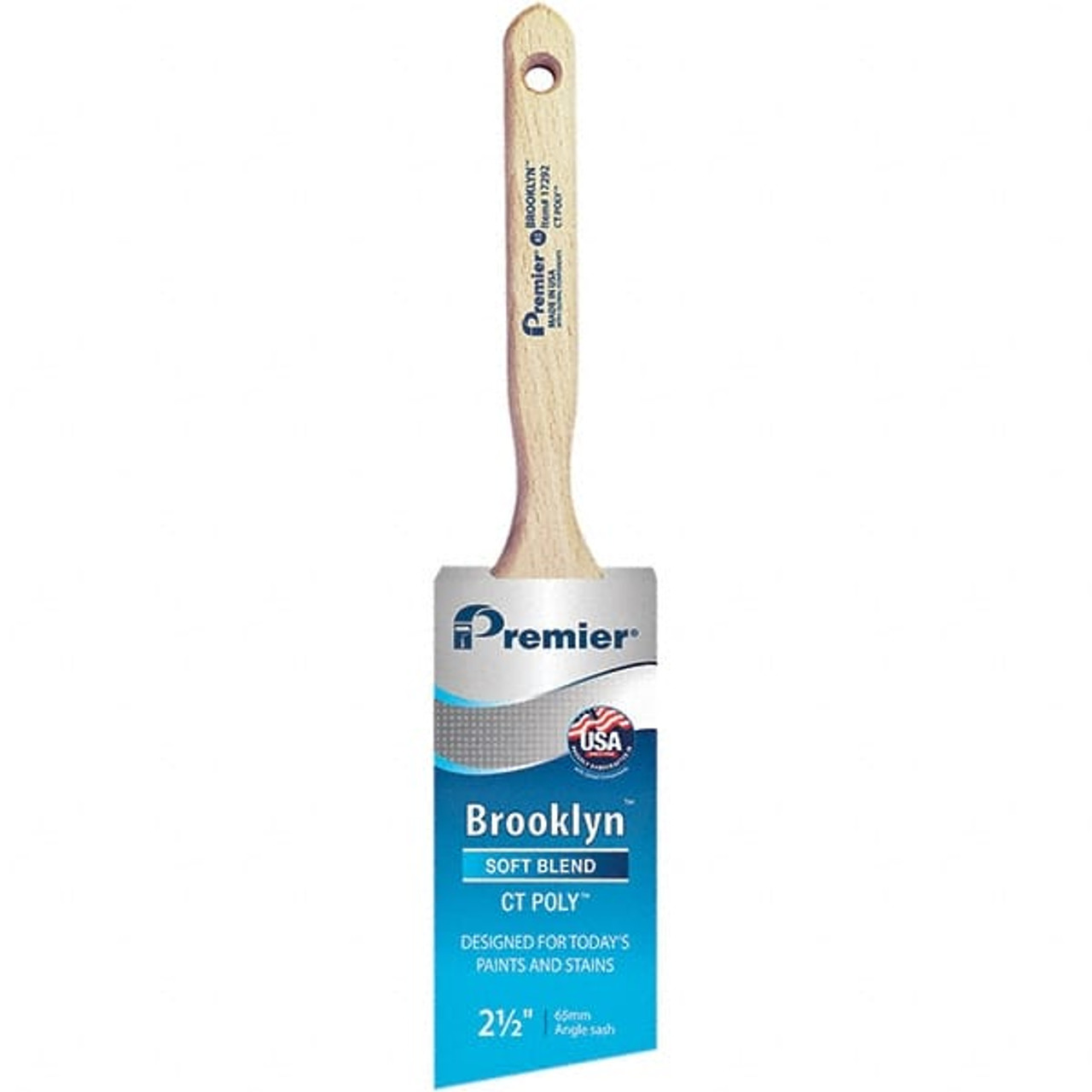 PREMIER PAINT ROLLER 17292 BRUSH ANG SASH CT POLY 2-1/2IN