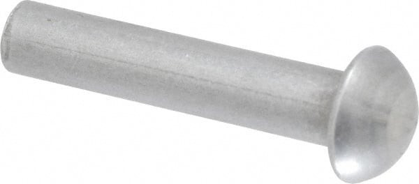 RIVETKING. 25N125RRDSP 1/4" BODY DIAM, ROUND UNCOATED STEEL SOL