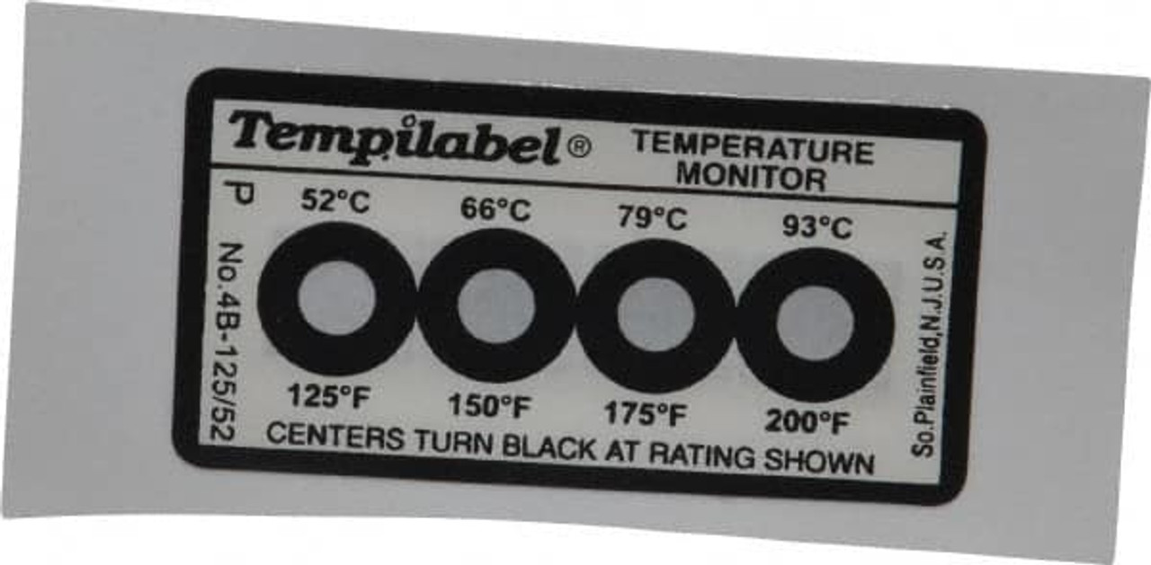 TEMPIL 26706 52/66/79/93&DEG;C TEMP INDICATING LABEL