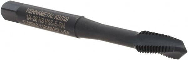 KENNAMETAL 5705880 1/4-28 UNF 3 FLUTE 3B PLUG SPIRAL FLUTE 