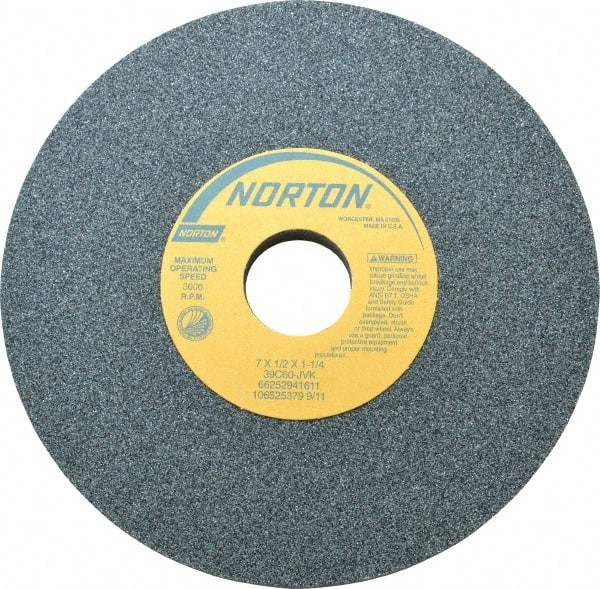 NORTON 66252941611 7" DIAM X 1-1/4" HOLE X 1/2" THICK, J HA