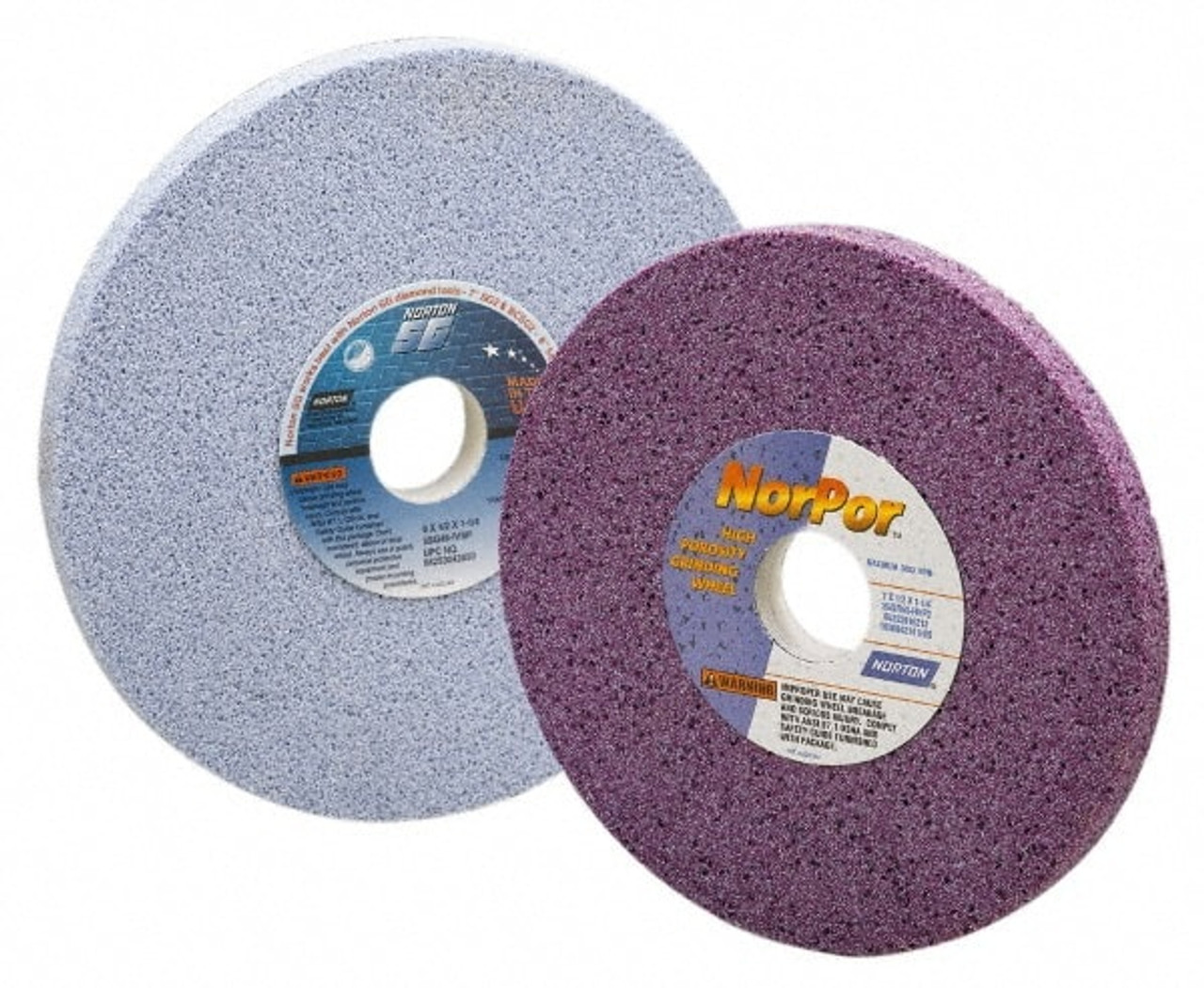 NORTON 66253220887 12" DIAM X 3" HOLE X 1" THICK, H HARDNES