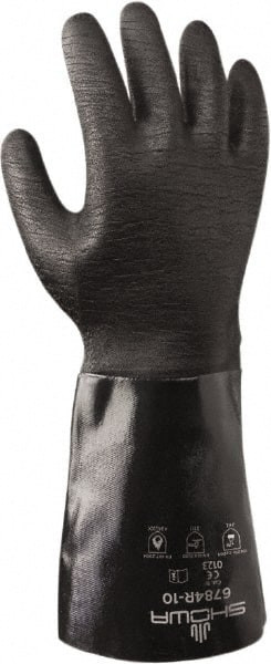 SHOWA BEST GLOVE, INC 6784R-10 SIZE L (10), 14" LONG, 26 MIL THICK, SUP