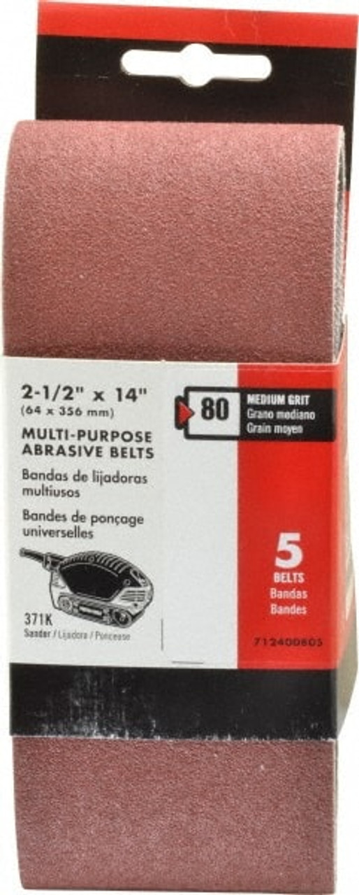 PORTER CABLE 712400805 2-1/2 X 14 BELTS (5) - 80G