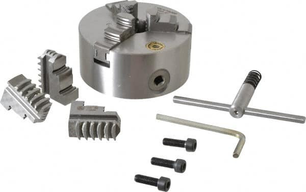 BISON 7-810-0500 3 JAWS, 5" DIAM, SELF CENTERING MANUAL L