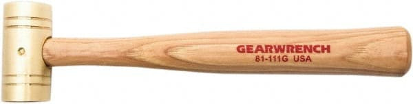 GEARWRENCH 81-111G 1 LB NONSPARKING BRASS HAMMER