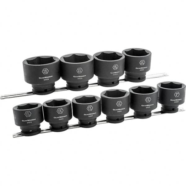 GEARWRENCH 84998 SET SKT IMP 10PC 3/4DR 6PT SAE
