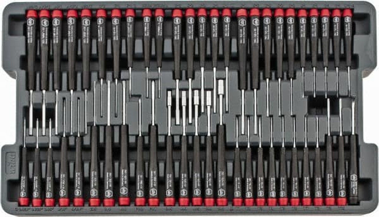 WIHA TOOLS 92191 51 PIECE PRECISION SCREWDRIVER TRAY SET