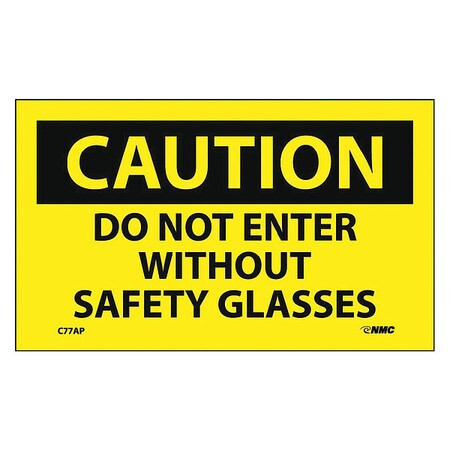 NMC C77AP SIGNS CAUTION