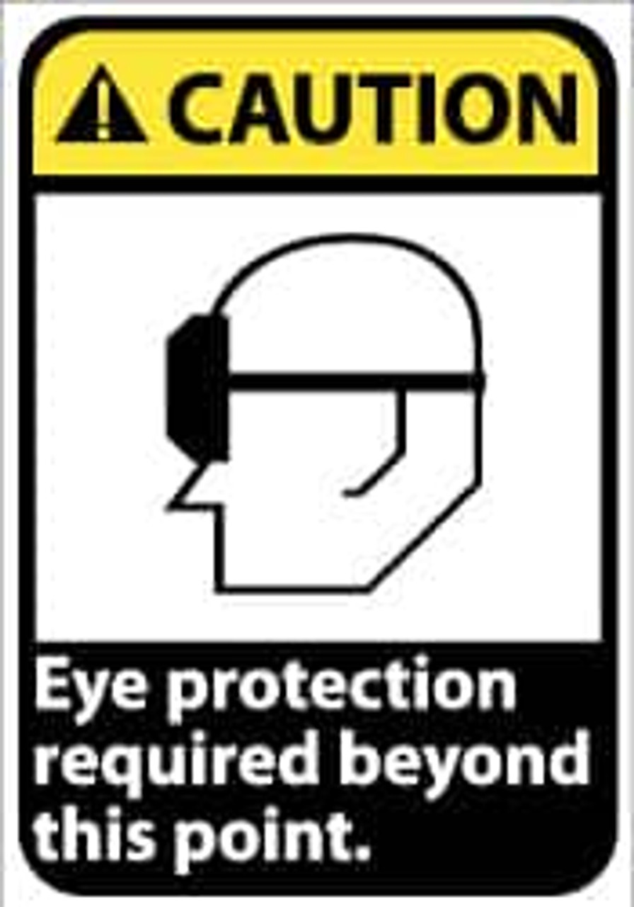 NMC CGA26PB CAUTION - EYE PROTECTION REQUIRED BEYOND