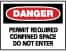 NMC D360P SIGNS DANGER