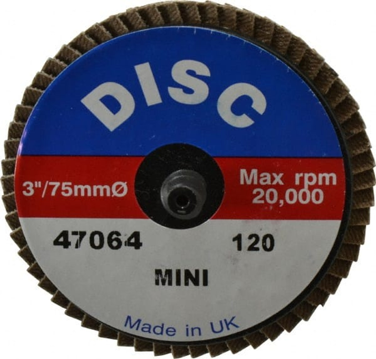 GARRYSON G47064 3" 120 GRIT TYPE 27 ZIRCONIA ALUMINA FLA