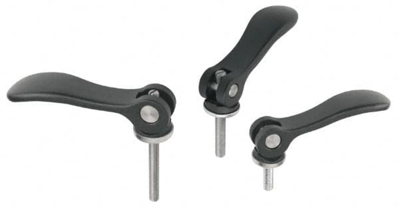 KIPP K0006.150110530 M5 X 0.8, 0.59" HUB DIAM, BLACK POWDER C