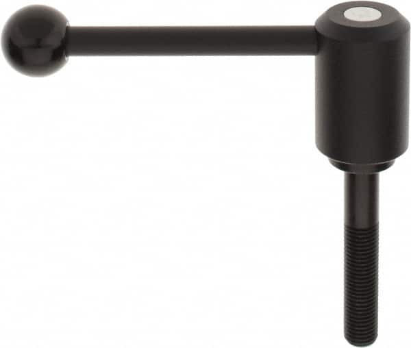KIPP K0108.4162X90 M16 X 2.0, 1.61" HUB DIAM, STEEL THREADE