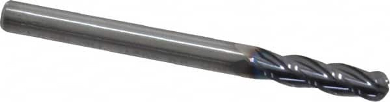 NIAGARA CUTTER N86347 1/8" DIAM, 1/2" LOC, 4 FLUTE SOLID CARBI