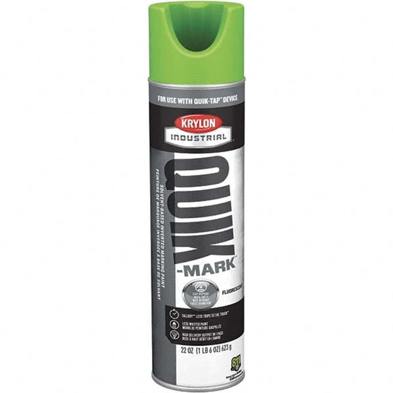 KRYLON PRODUCTS QT0361400 QUIK-TAP SB MRKNG PT  FLUORESCENT GREEN 