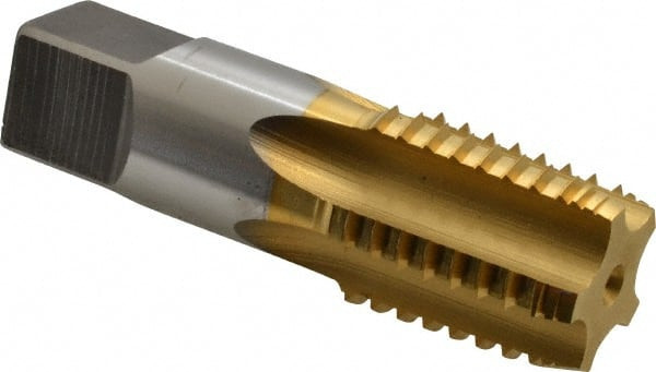 HERTEL R127747T-S 3/4-14 NPTF, 5 FLUTES, TIN COATED, HIGH 