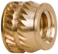E-Z LOK TH-124-SV THREADED INSERT SPEC DR BRASS