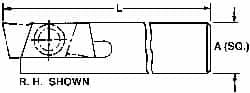 NIKCOLE THS-7-0808L 8MM MINI GROVE TOOLHOLDERS