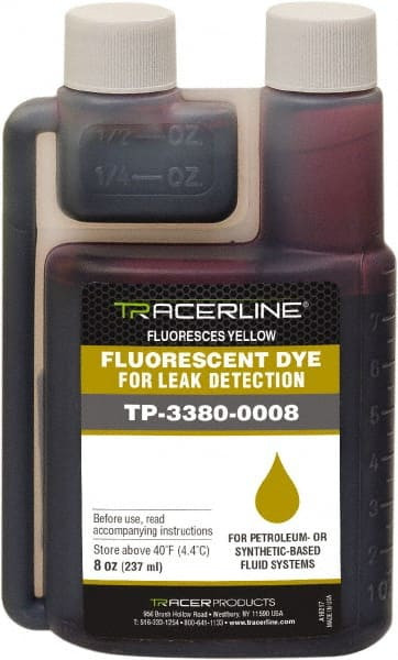 SPECTROLINE TP-3380-0008 8 OZ BOTTLE YELLOW AUTOMOTIVE LEAK DETEC