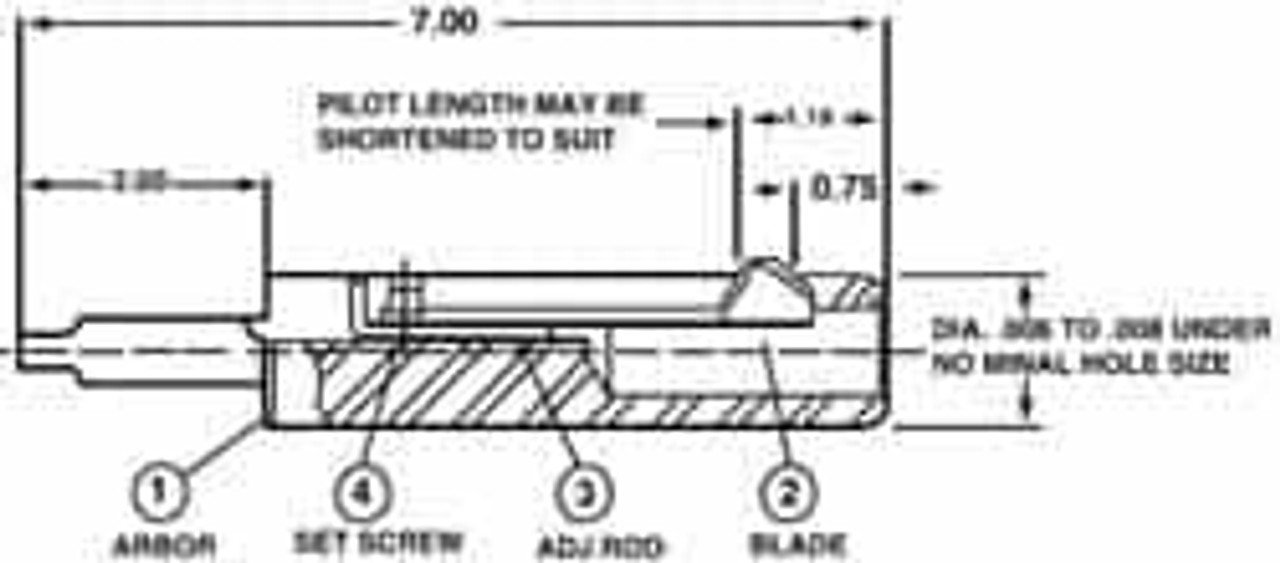 COGSDILL TOOL YC-16250 1-5/8" HOLE, NO. 110 BLADE, TYPE C POWER