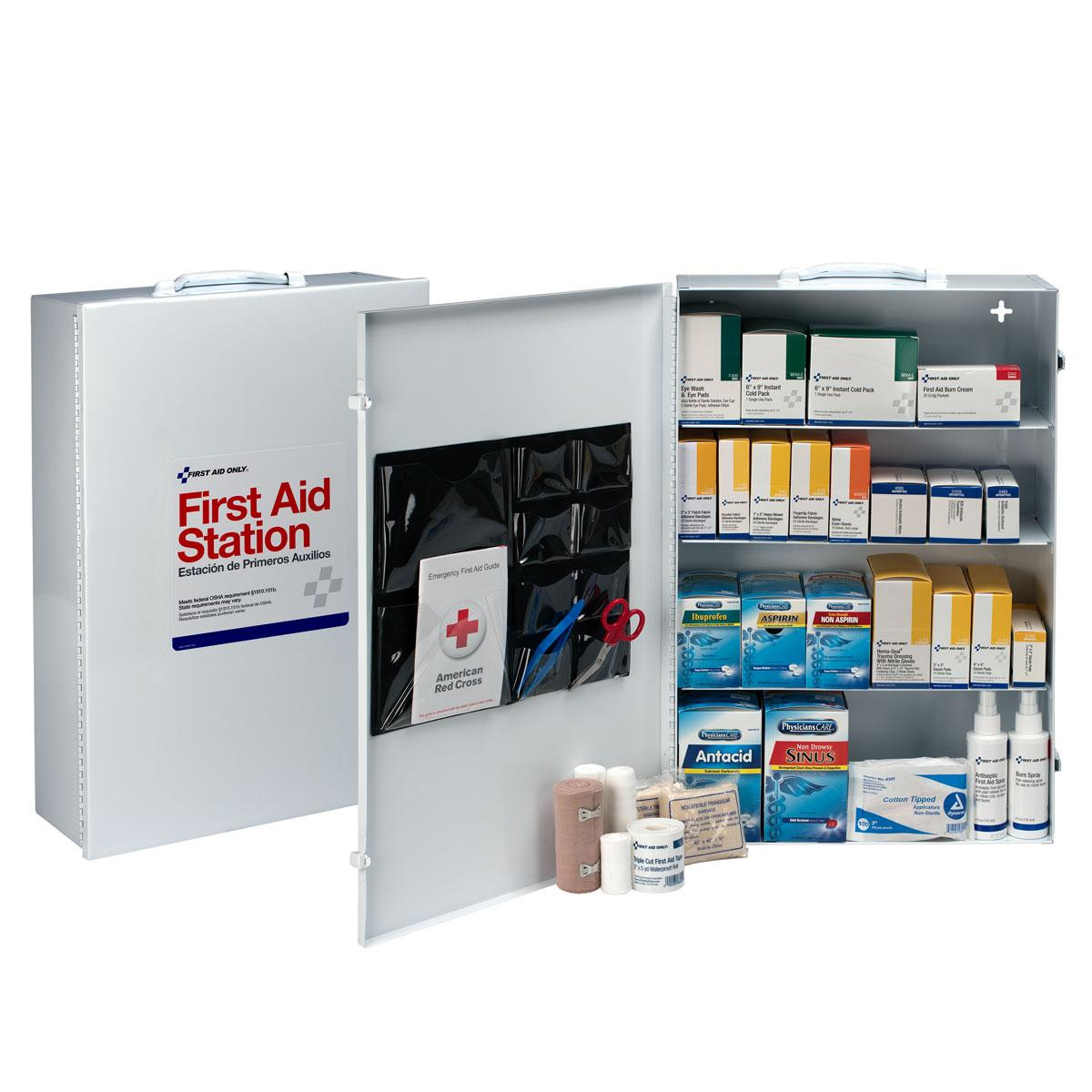 ACME UNITED 6175 FIRST AID ONLY® 4-SHELF INDUSTRIAL 