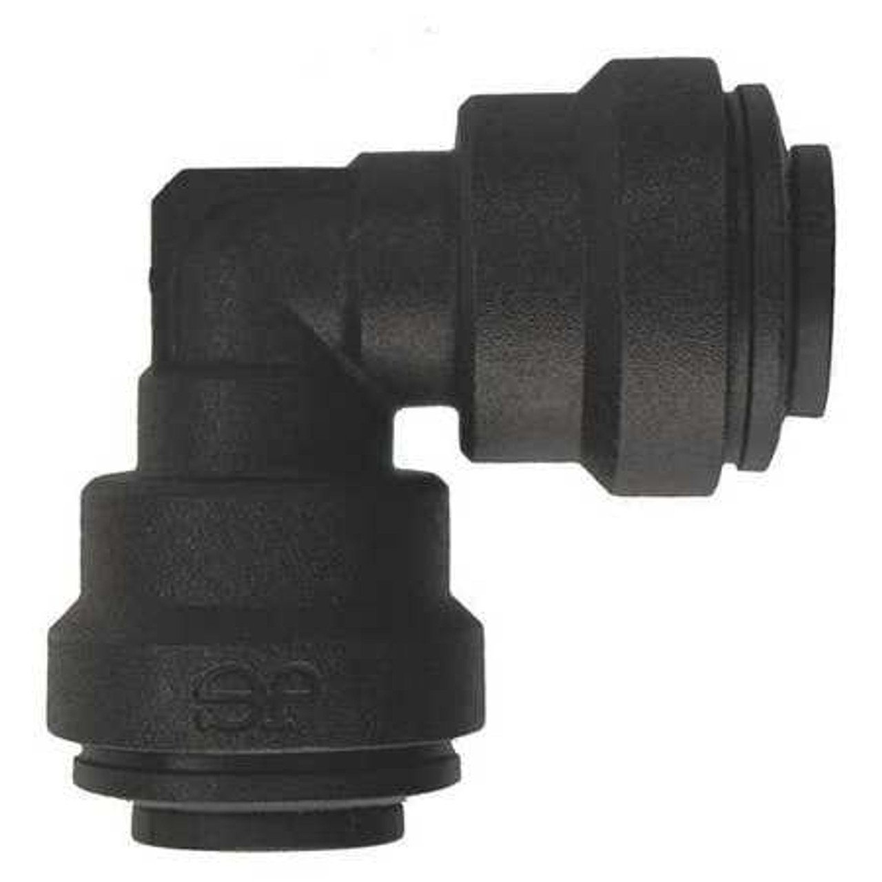 JOHN GUEST PP0308E UNION ELBOW,BLACK,1/4" TUBE SIZE,PK10
