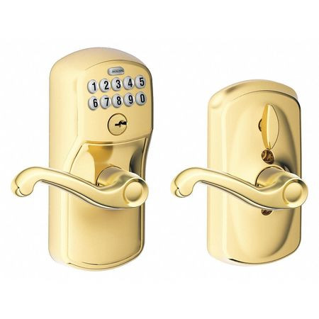 SCHLAGE FE595 PLY505FLA LEVER LOCKSETS; LOCKSET TYPE: ENTRANCE ;