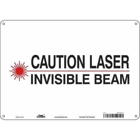 CONDOR USA INC 451P81 LASER WARNING 14 W 10 H 0.055 THICK