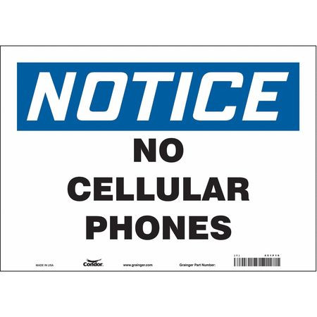 CONDOR USA INC 451P16 SIGN CELL PHONE 14 W 10 H 0.004 THICK