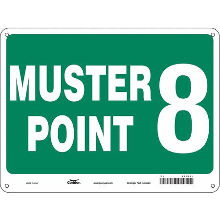 CONDOR USA INC 485H51 SAFETY SIGN 24 WX18 H 0.055 THICK
