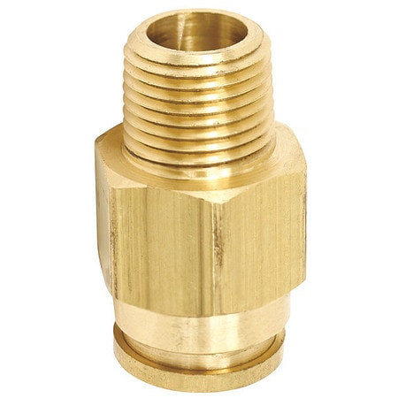 PARKER 68PTC-4-2 CONNECTOR MALE BRASS 1/4 TUBE SIZE