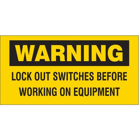 CONDOR USA INC 487C95 SAFETY LABEL 4-1/2 W 4-1/2 H PK2