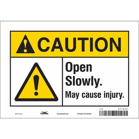 CONDOR USA INC 471X35 SAFETY SIGN 10 W X 7 H 0.004 THICK