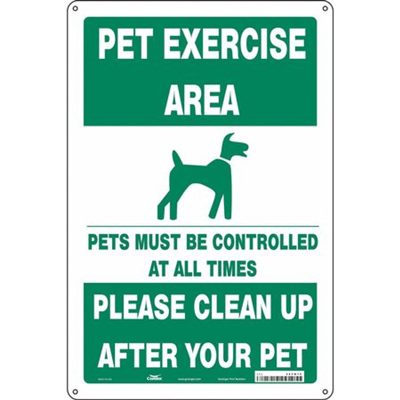 CONDOR USA INC 485M15 SAFETY SIGN 12 WX18 H 0.055 THICK