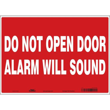 CONDOR USA INC 467P66 SAFETY SIGN 10 X14 VINYL
