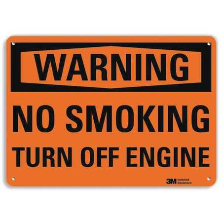 LYLE U6-1174-NA_14x10 WARNING SIGN 14 W 10 H 0.040 THICKNESS