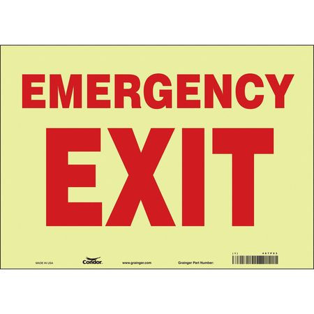 CONDOR USA INC 467P93 SAFETY SIGN 10 X14 VINYL
