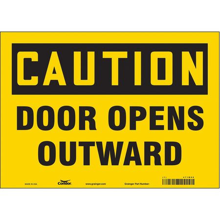 CONDOR USA INC 471W88 SAFETY SIGN 14 W X 10 H 0.004 THICK