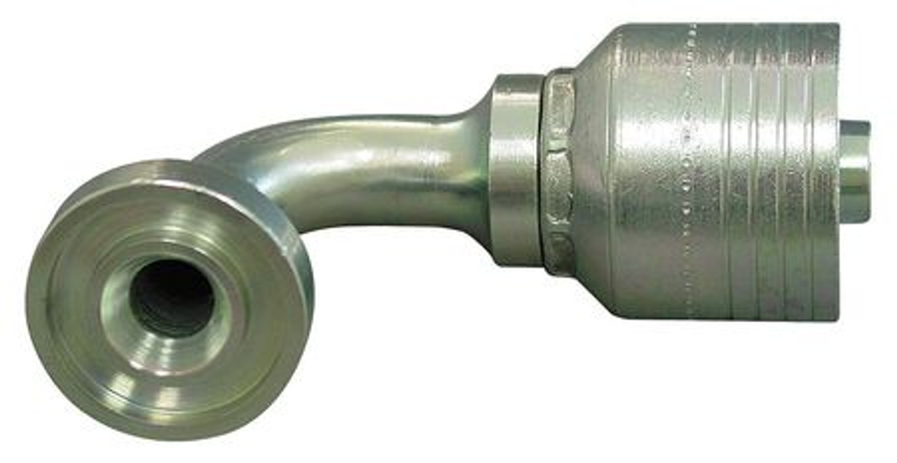 EATON 4S32FHB32 CRIMP FITTING 90 DEG. 2 I.D. M FLANGE