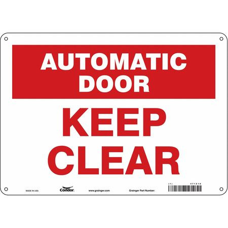 CONDOR USA INC 471Z18 SAFETY SIGN 14 W X 10 H 0.055 THICK