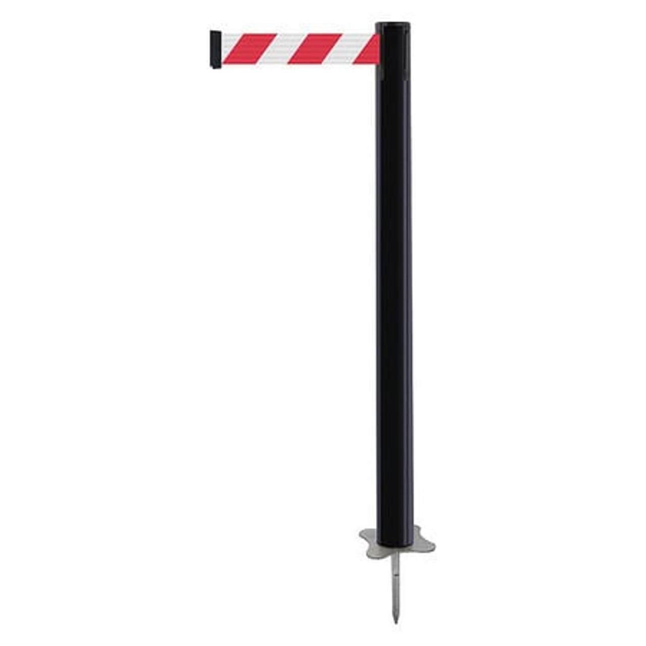 TENSABARRIER 884-33-MAX-D3X-C SPIKE POST BLACK POST 43 H