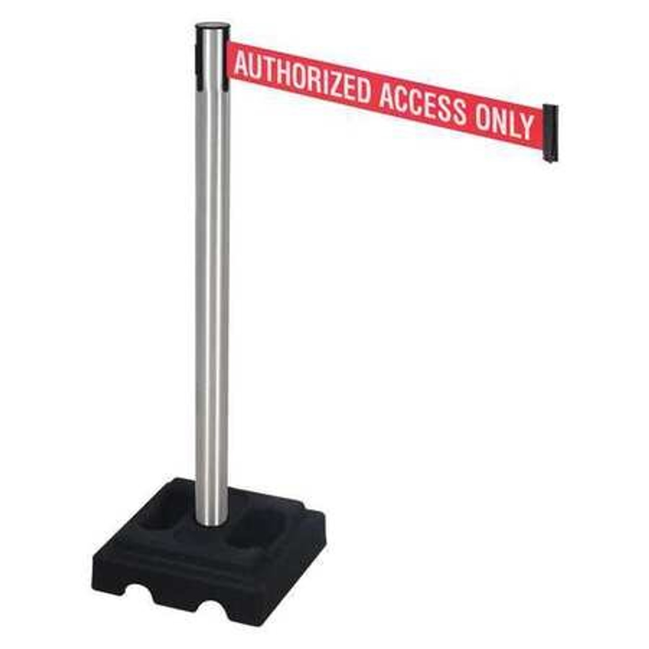 RETRACTA-BELT 332SA-AAO BARRIER POST SATIN SS 10 FT BELT L