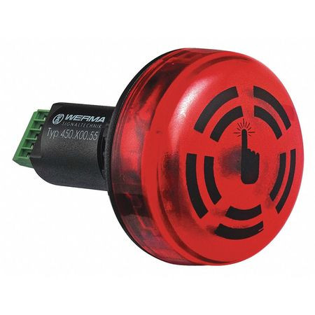 WERMA 45010055 BUZZER 24VDC BLACK 1-31/32 W IP65