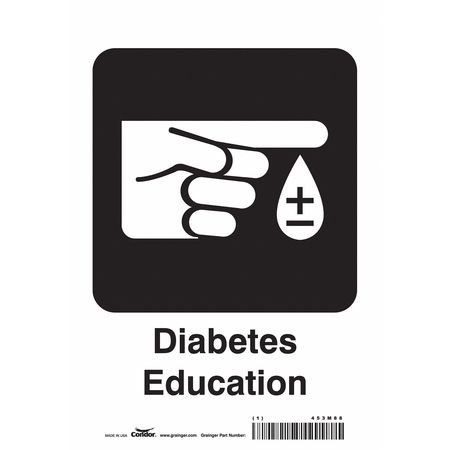 CONDOR USA INC 453M88 HOSPITAL SIGN 10 H X 7 W 0.004 THICK