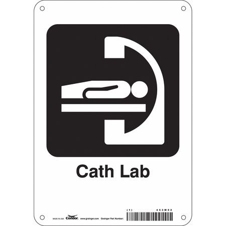 CONDOR USA INC 453M52 HOSPITAL SIGN 10 H X 7 W 0.055 THICK