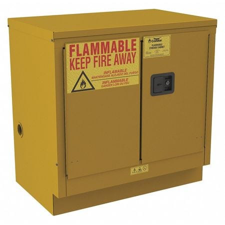 CONDOR USA INC 491M65 FLAMMABLE CABINET UNDER COUNTER 22 GAL.