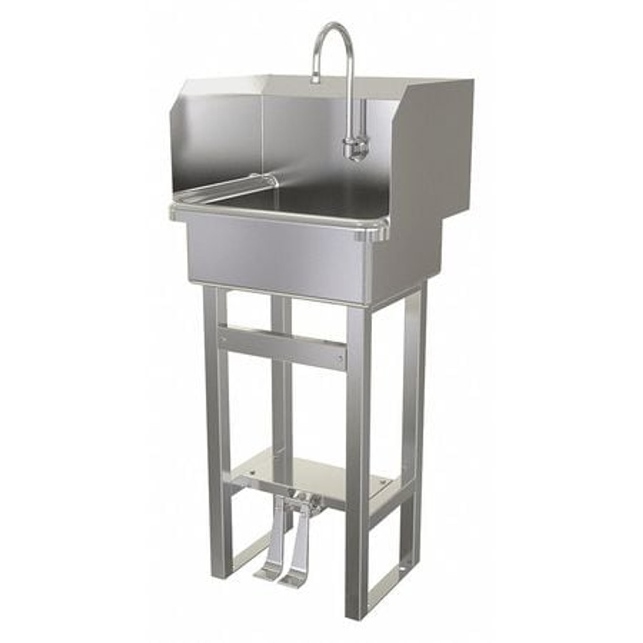 SANI-LAV 727 SINKS; TYPE: HANDS-FREE FLOOR MOUNTED WA